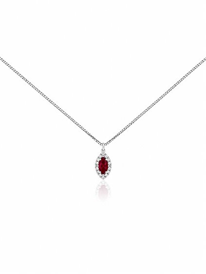 Collana Recarlo Donna in Oro Rubino 0.27 Ct XE 249/BRU1 - XE 249/BRU1